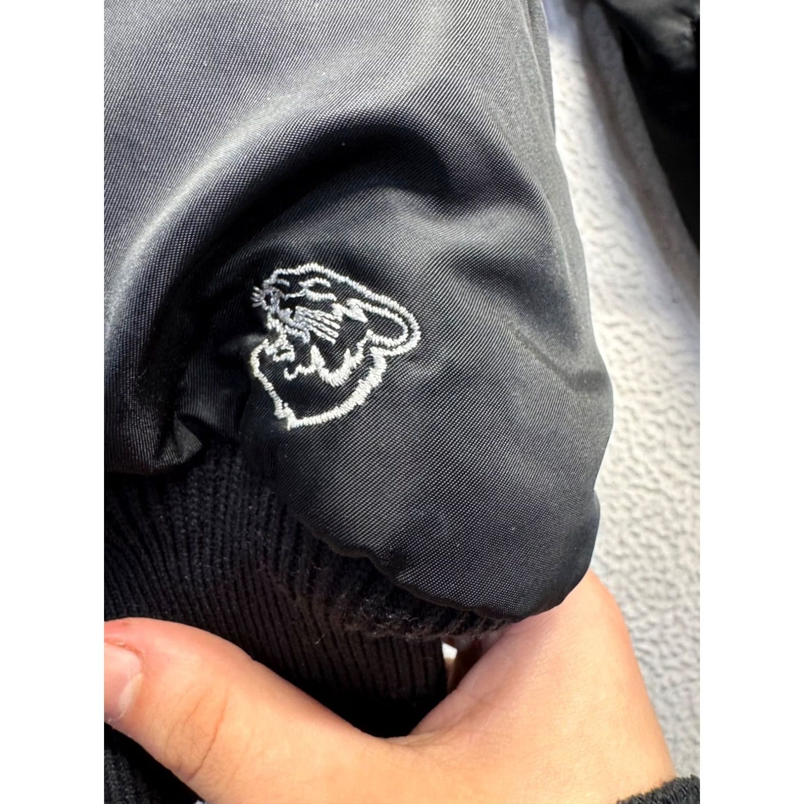 Vintage VINTAGE Arctic Cat Arcticwear Bomber Jacket Nylon Insulated L Black Mens Size US L / EU 52-54 / 3 - 3 Thumbnail