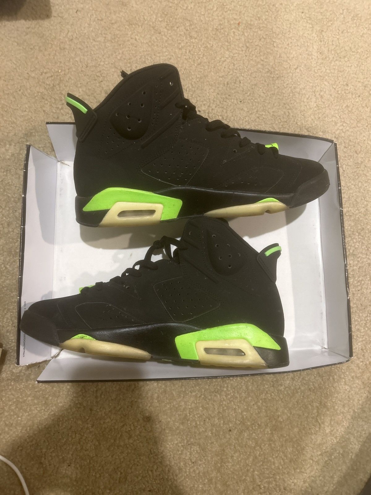 Jordan Brand Jordan 6 Retro Electric Green Size US 11.5 / EU 44-45 - 2 Thumbnail