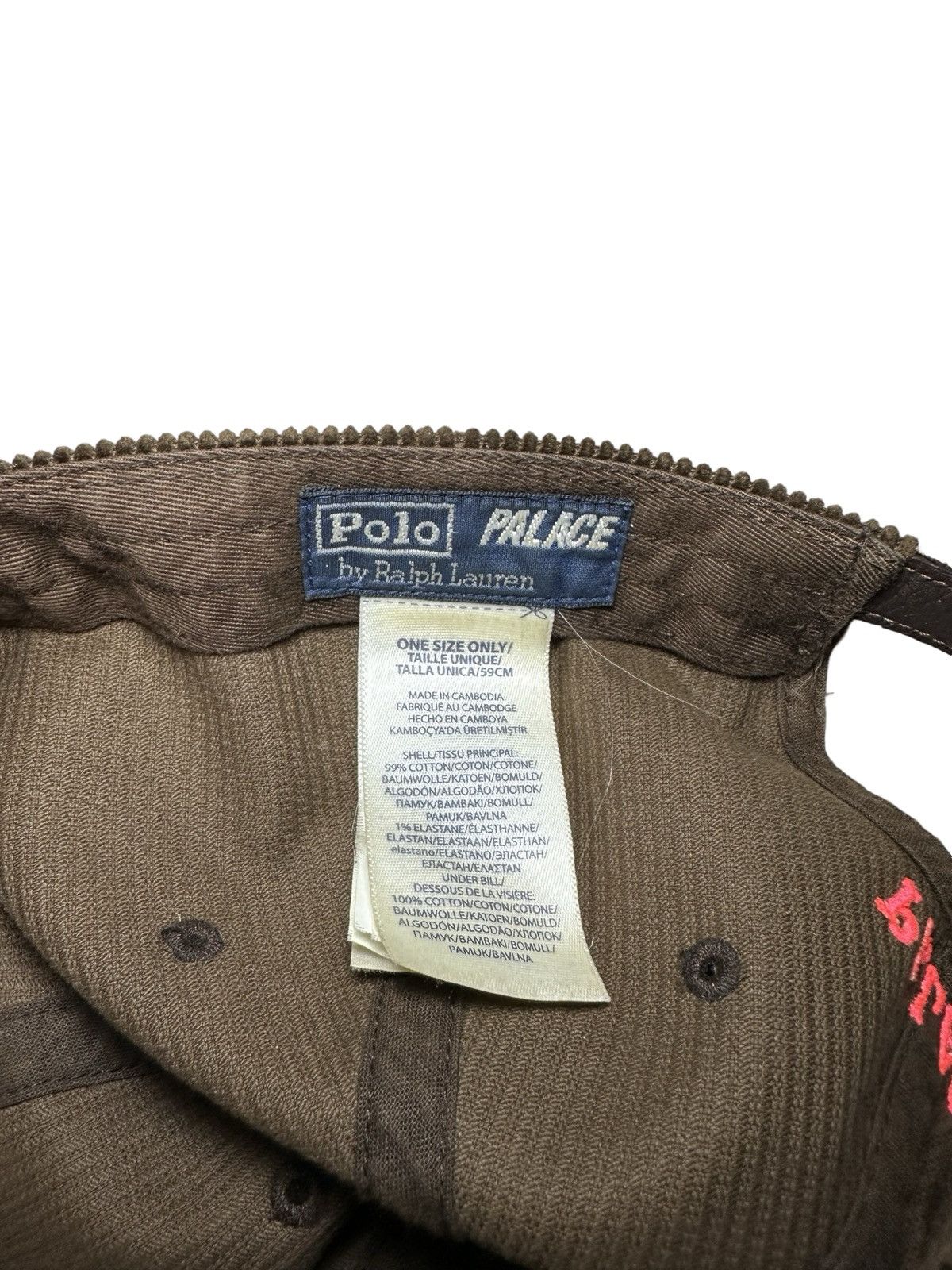 Palace × Polo Ralph Lauren Polo Ralph LaurenXPalace Corduroy Rare Luxury Collaboration Size ONE SIZE - 7 Thumbnail