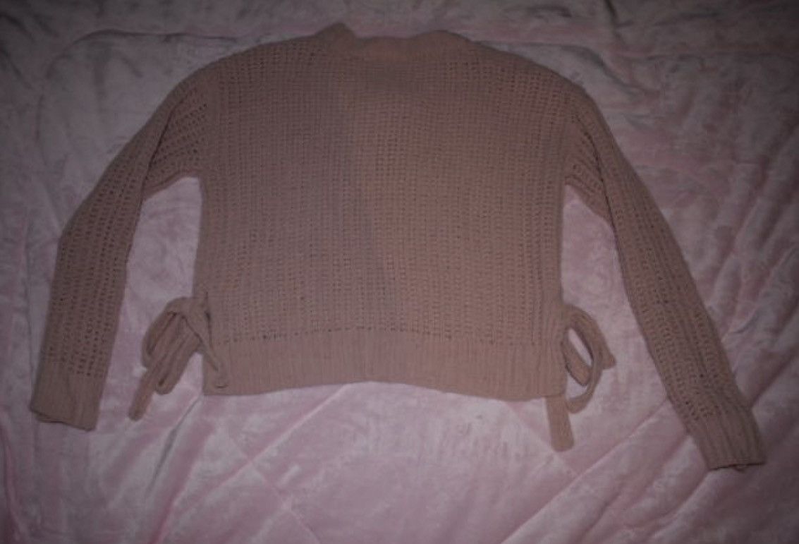 Other Candies Pink Chunky Bow Fall Sweater Winter Cute Small Size S / US 4 / IT 40 - 7 Thumbnail