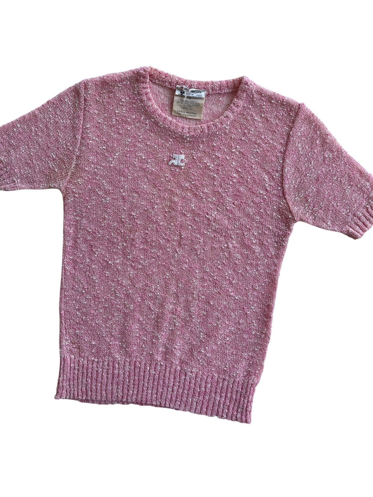 Courreges 80s Courreges Tissus Knit Top Size S / US 4 / IT 40 - 4 Thumbnail