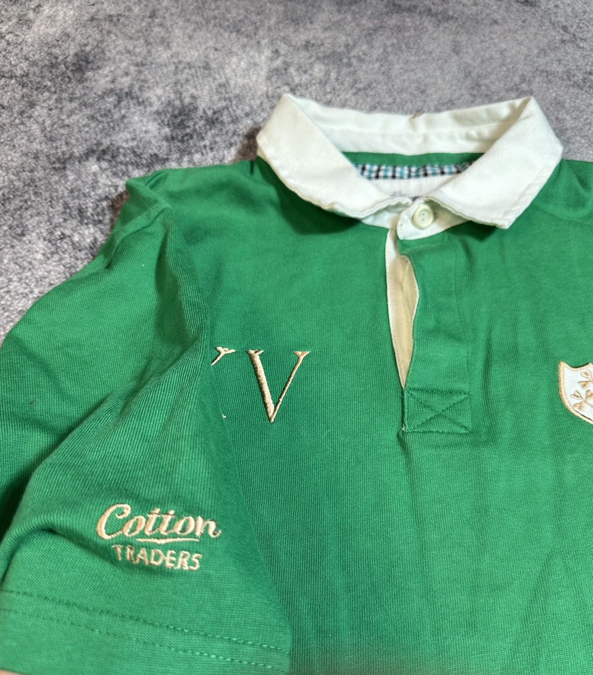 Cotton Traders × Vintage Vintage Cotton Traders Irleand Rugby Polo Streetwear Rare L Size US L / EU 52-54 / 3 - 3 Thumbnail