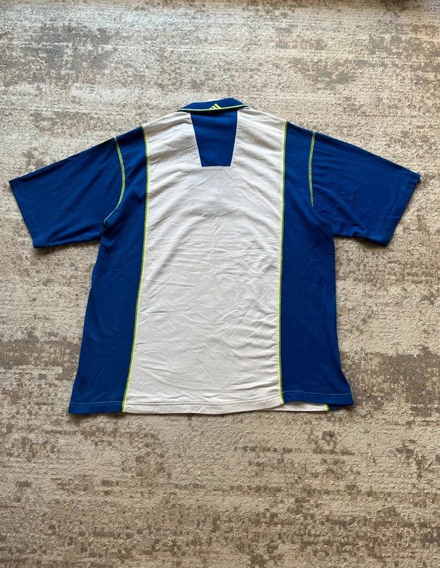 Adidas Adidas Equipments Sz XL Vintage 90s Polo Shirt Rare Zip Neck Size US XL / EU 56 / 4 - 9 Thumbnail
