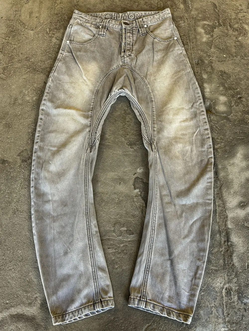 Hysteric Glamour × Japanese Brand Vintage Rick Owens Junya Watanabe Style Washed Jeans Size US 32 / EU 48 - 1 Thumbnail