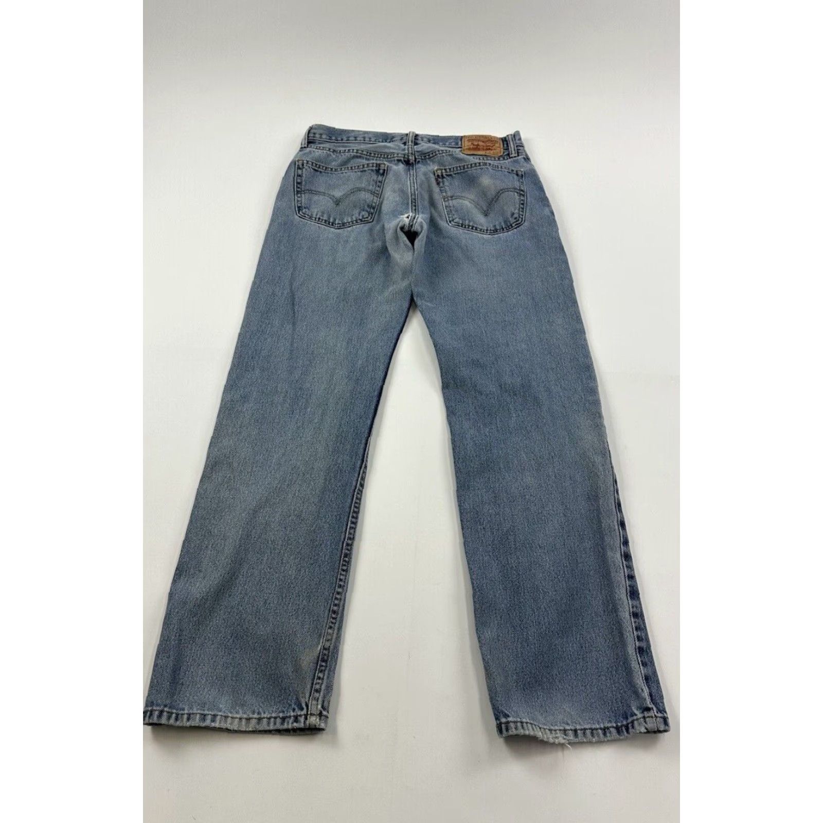 Levi's VINTAGE Levi’s 505 Jeans Mens 32x31 Blue Regular Zip Distressed Comfort 90s Mens Size US 32 / EU 48 - 2 Thumbnail