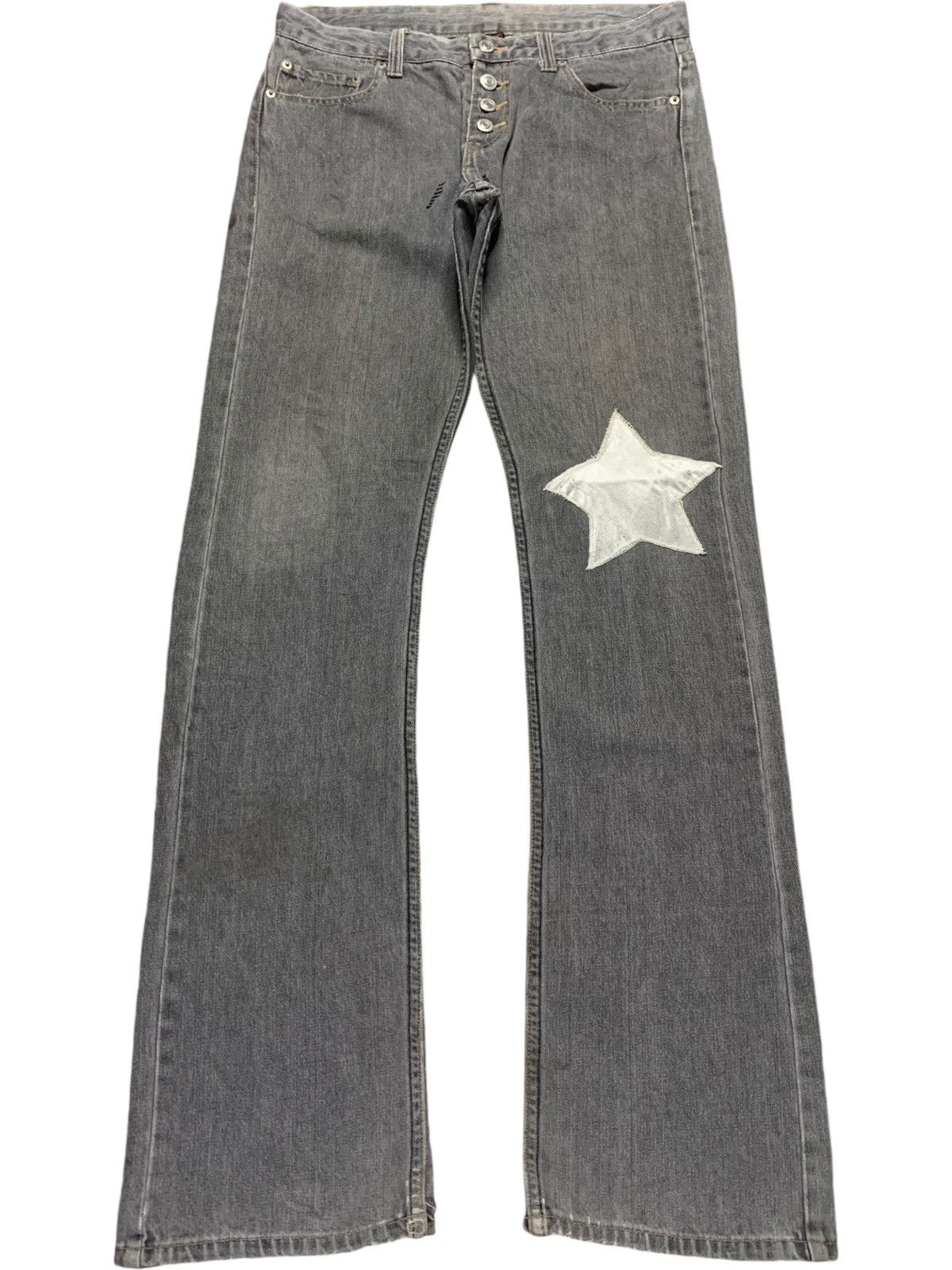 Japanese Brand Vintage Japanese Brand Dragon Yakuza Style Bootcut Jeans Size US 33 - 2 Thumbnail