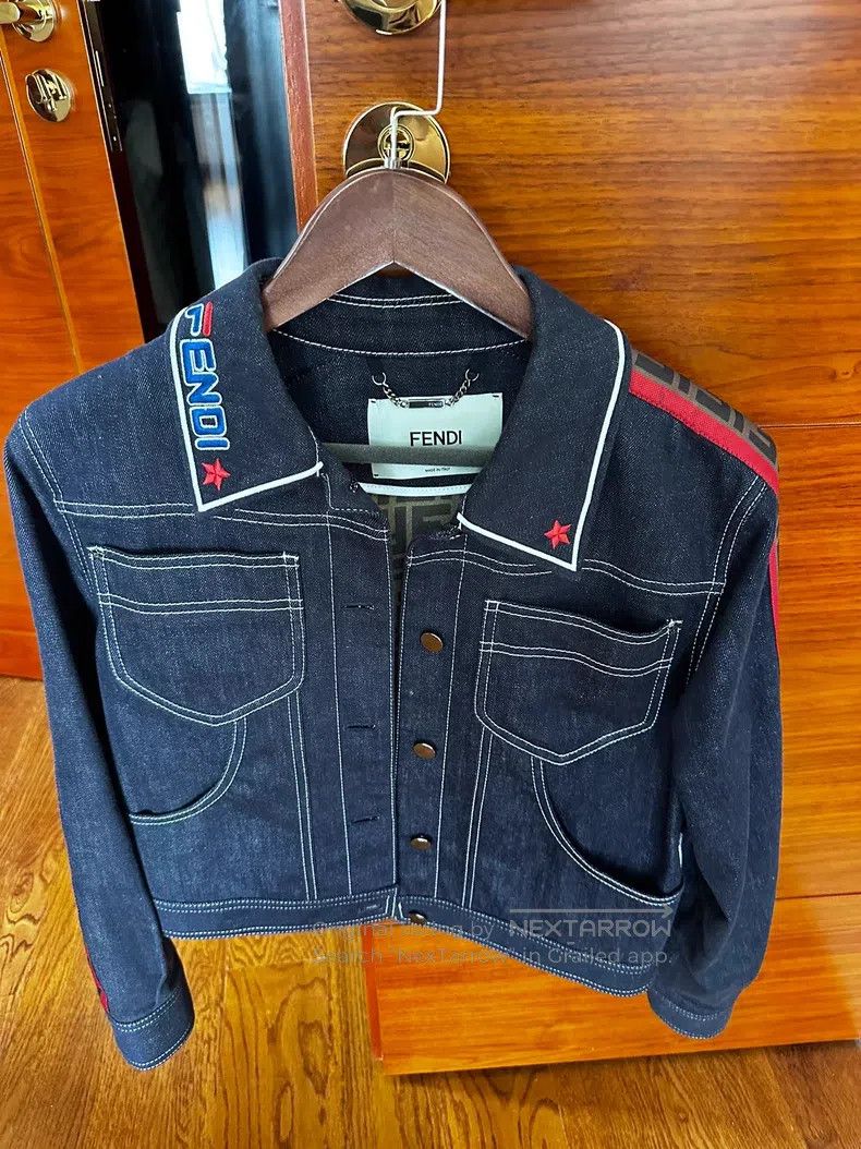 Fendi Fendi Trendy denim jacket Size US XXS / EU 40 - 2 Thumbnail