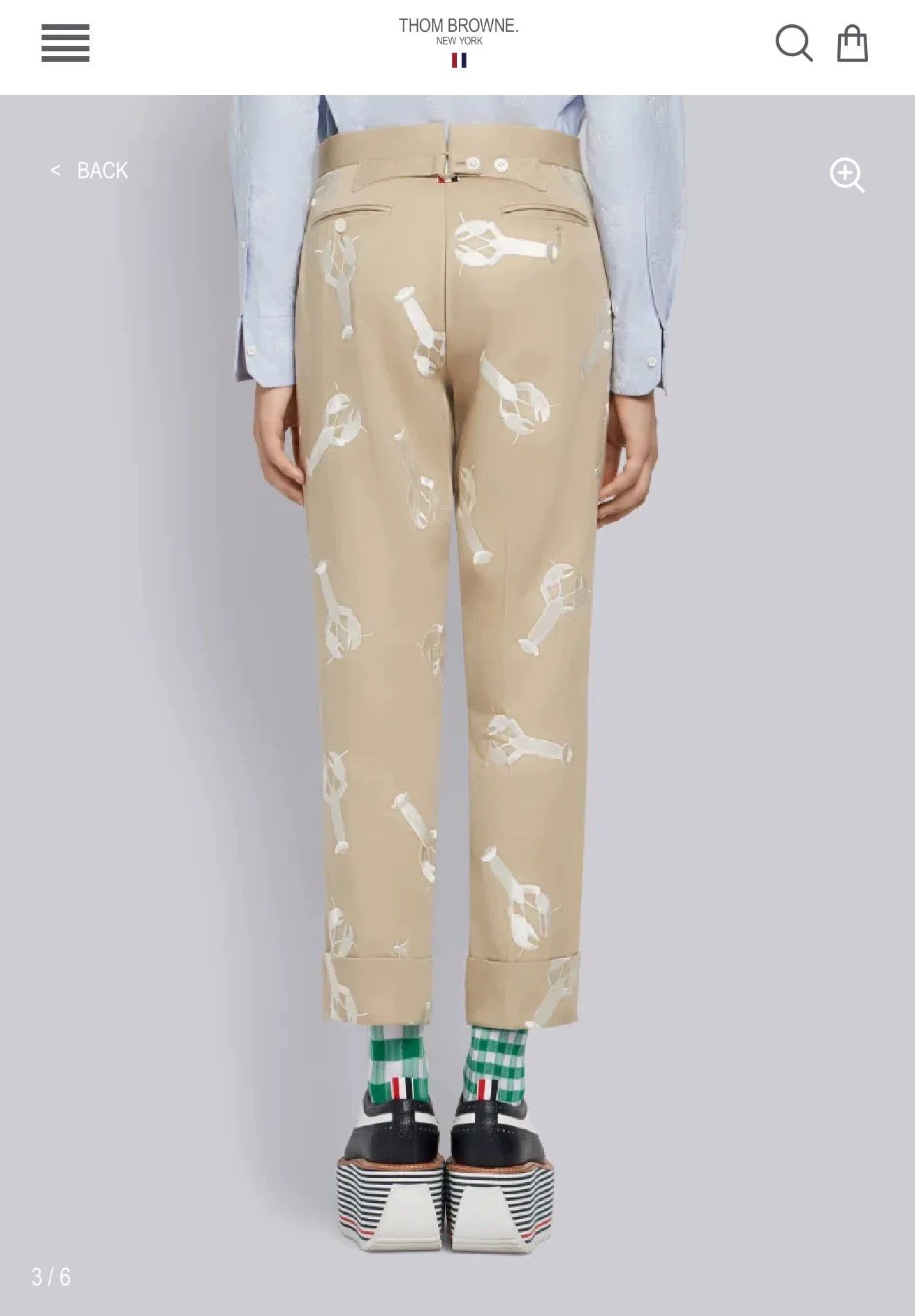 Thom Browne Thom Browne Rare Khaki Lobster Embroidered H-W Pants Size3 Size US 34 / EU 50 - 7 Thumbnail