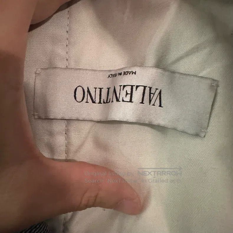 Valentino Valentino Classic big LOGO washed denim jacket Size US M / EU 48-50 / 2 - 3 Thumbnail