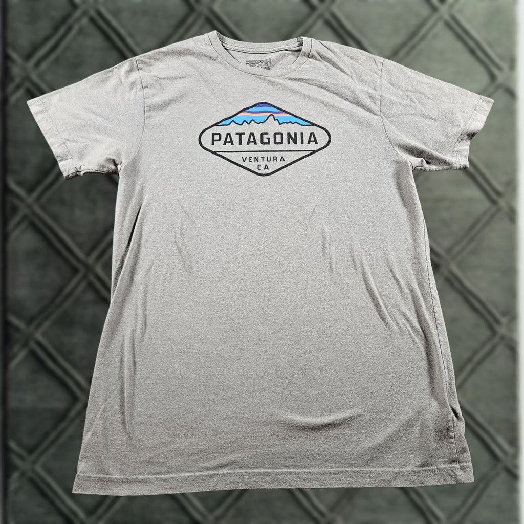 Patagonia Patagonia Mens Medium Gray Ventura CA Logo Graphic Shirt Size US M / EU 48-50 / 2 - 1 Thumbnail