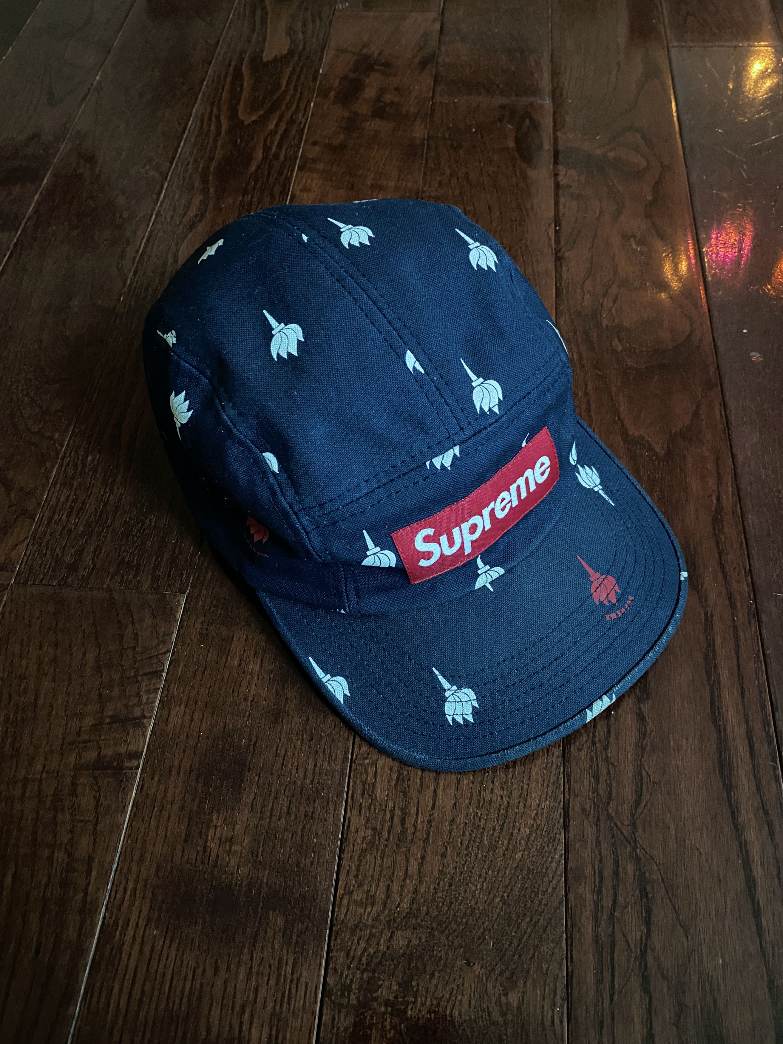Supreme "NYU" Torches Camp Cap SS09 Size ONE SIZE - 1 Thumbnail
