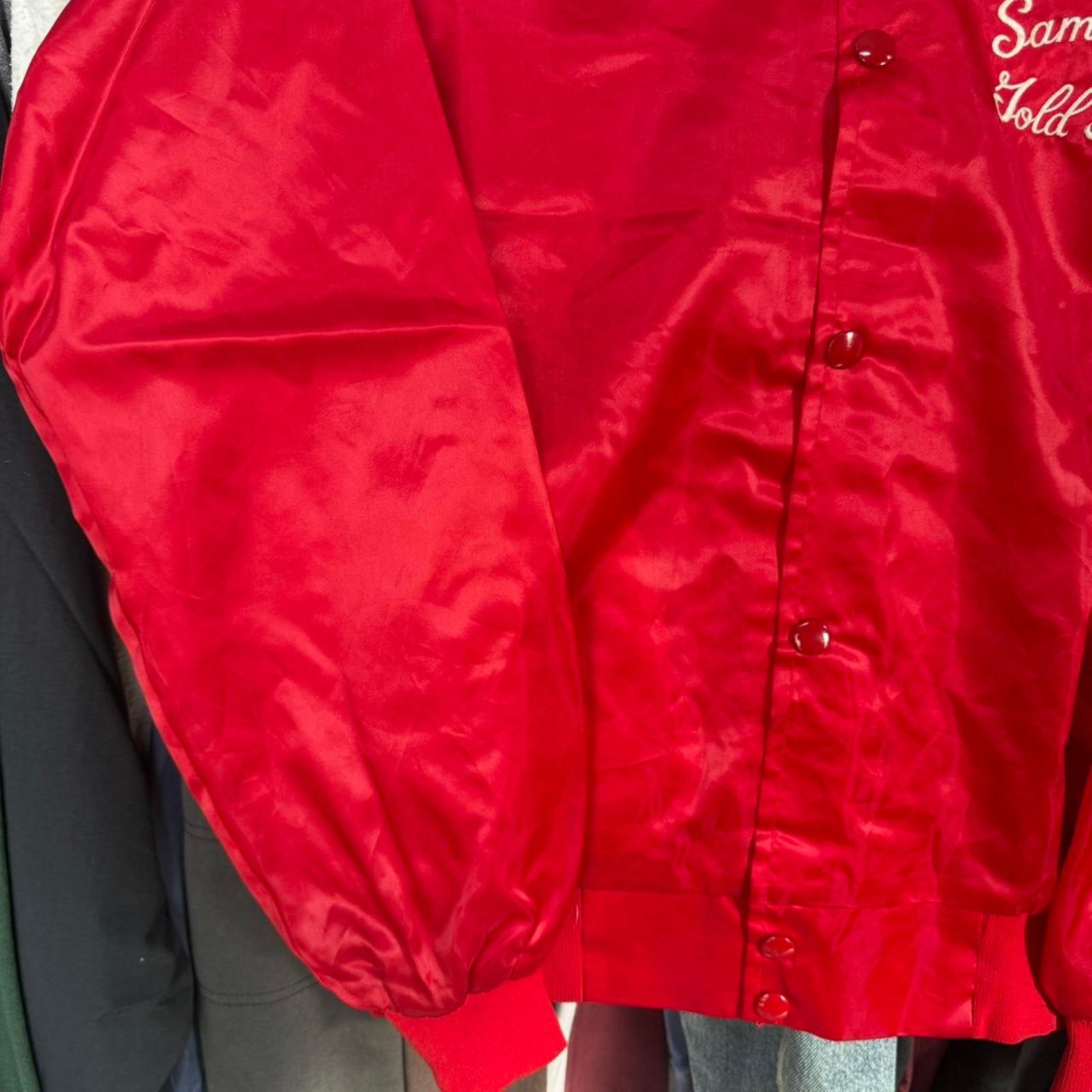 Other Vintage Sams Tower Gold River Gambling Satin Like Bomber Size US M / EU 48-50 / 2 - 6 Thumbnail