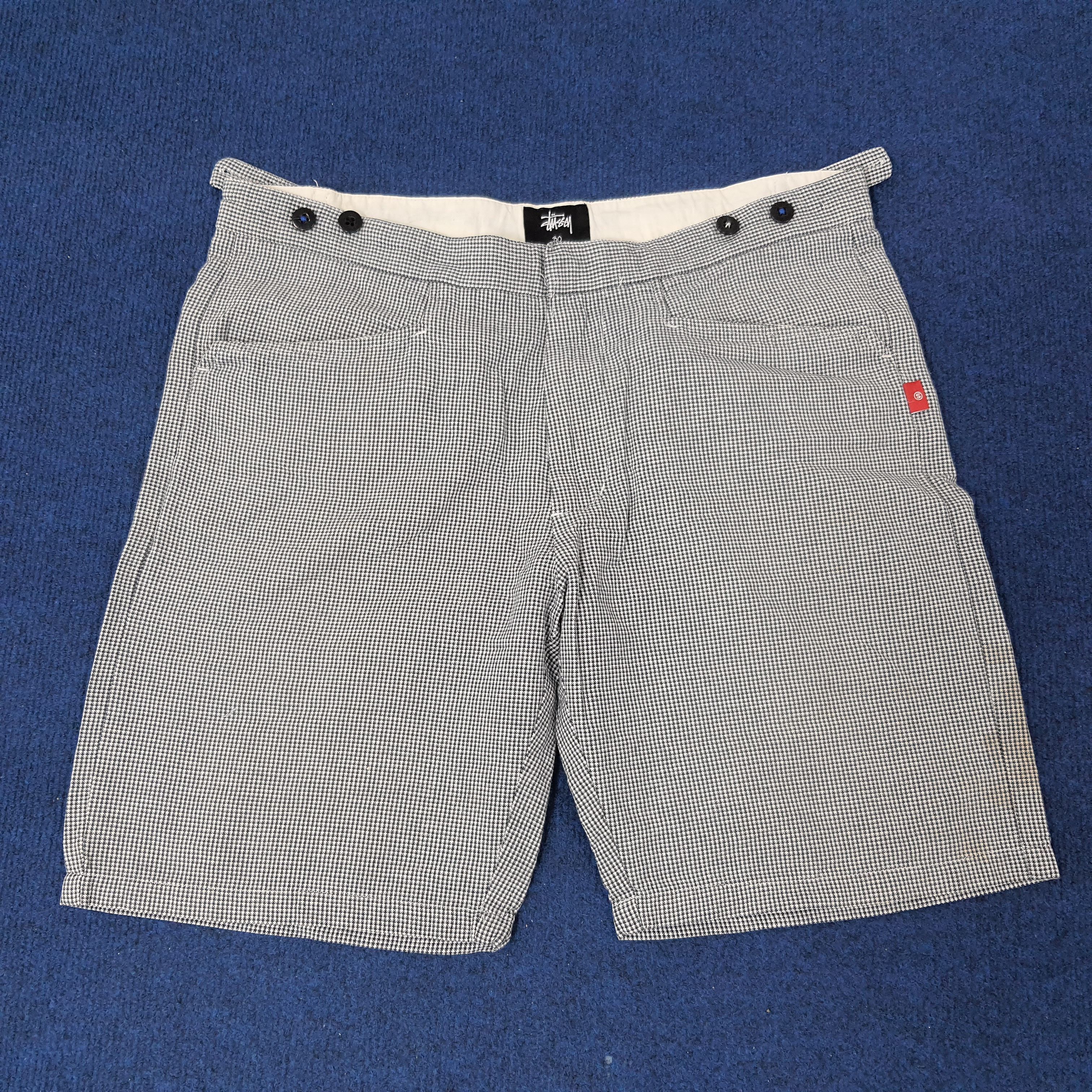 Stussy × Vintage Vintage Stussy Streetwear Custom Logo Short Pants Size US 33 - 3 Thumbnail