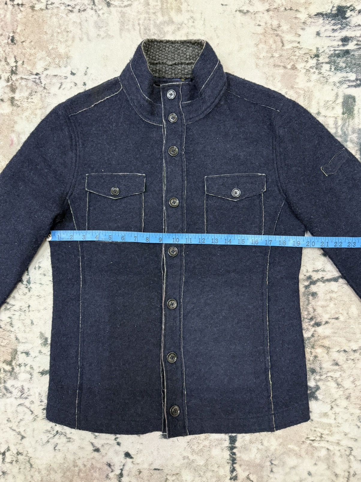 GAS Man Gas Mohair Chekered Lined Jacket Size US S / EU 44-46 / 1 - 15 Thumbnail