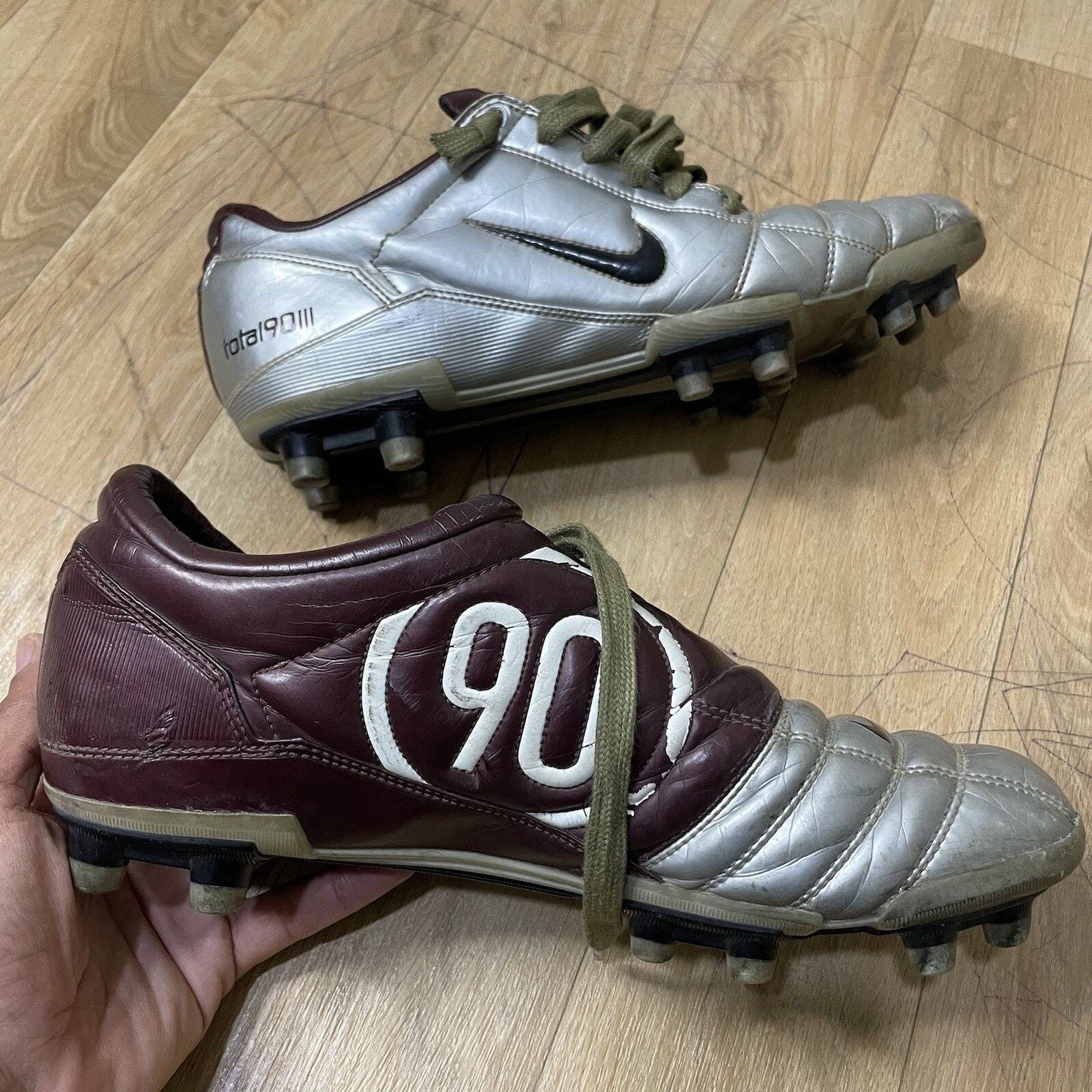 Nike vintage Nike Total 90 III Soccer Cleats 2004 football boots Size US 10 / EU 43 - 1 Thumbnail