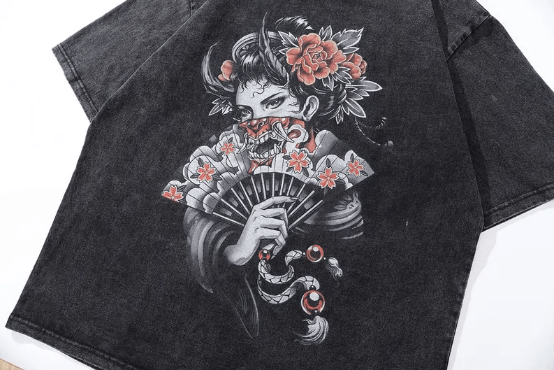 Japanese Brand × Vintage "Blood Laugh -M" T-shirt Size US M / EU 48-50 / 2 - 2 Thumbnail