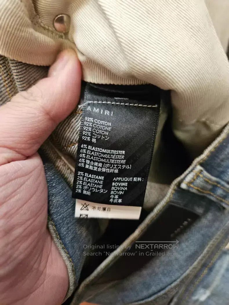 Amiri Amiri Classic basic washed blue denim jeans size 32 Size US 32 / EU 48 - 5 Thumbnail