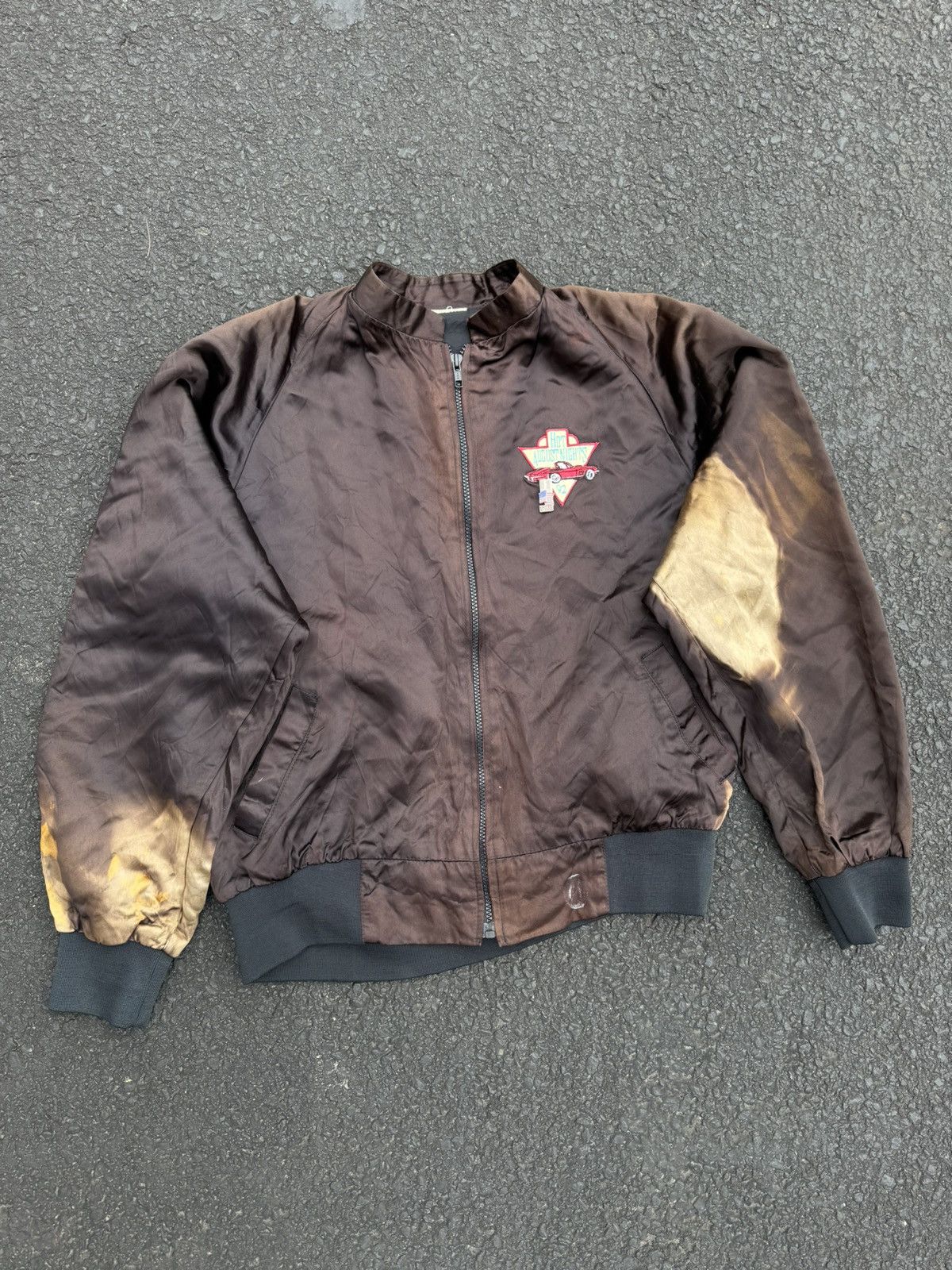 Vintage 1992 Hot August Nights Hot Rod Car Vintage 90’s Satin Jacket Size US M / EU 48-50 / 2 - 7 Thumbnail