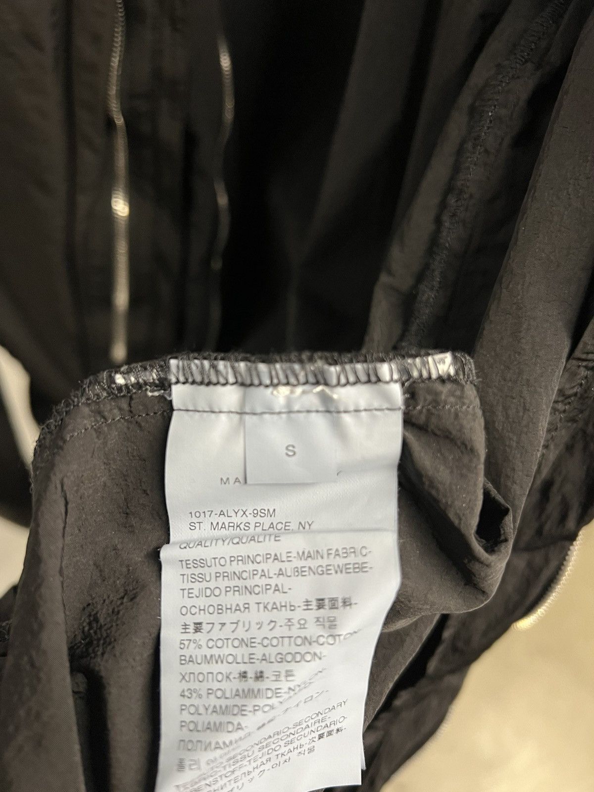 1017 ALYX 9SM × MMW Alyx Black Convertible Nylon Jacket Size US S / EU 44-46 / 1 - 9 Thumbnail