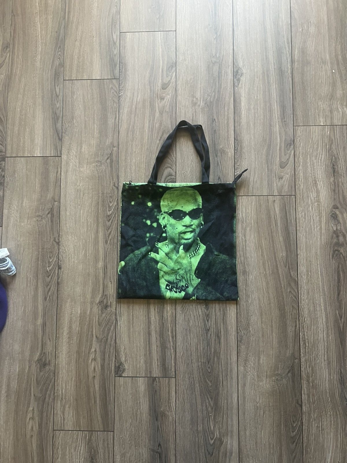 NBA Custom Dennis Rodman Double Sided tote bag Size ONE SIZE - 4 Thumbnail