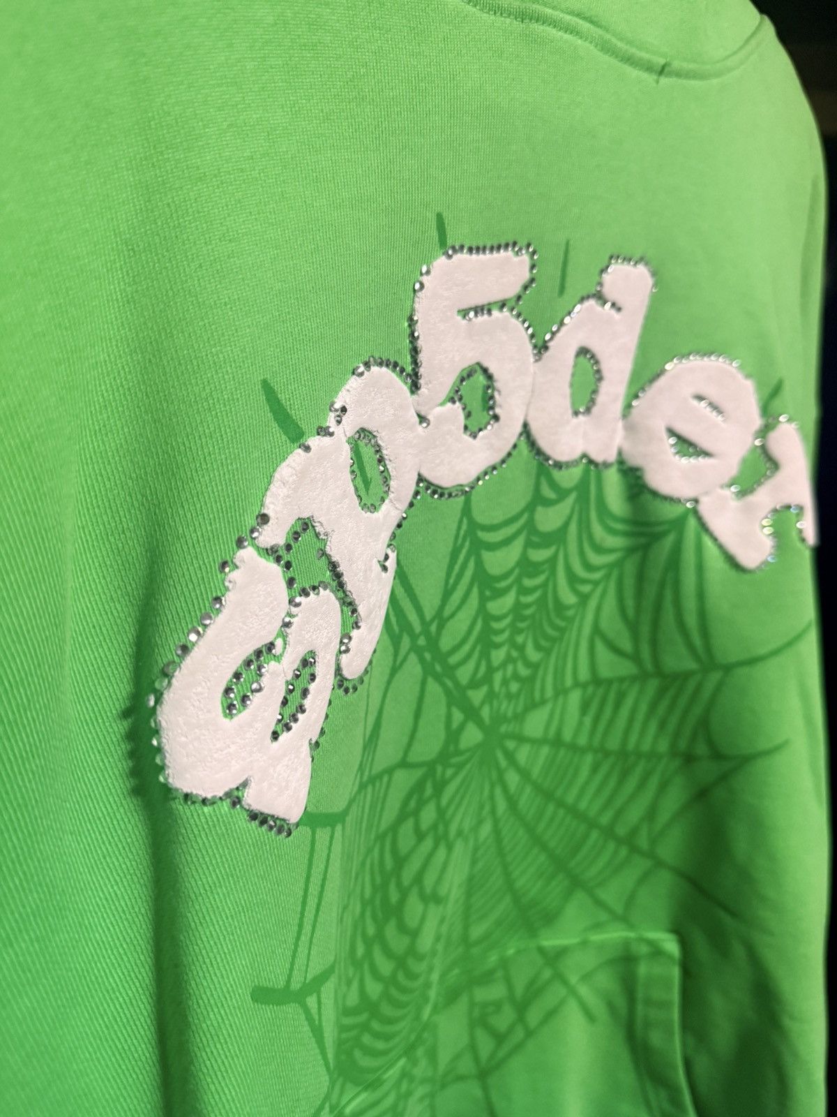 Sp5der SP5DER Hoodie ‘Slime Green’ Size US XL / EU 56 / 4 - 2 Thumbnail