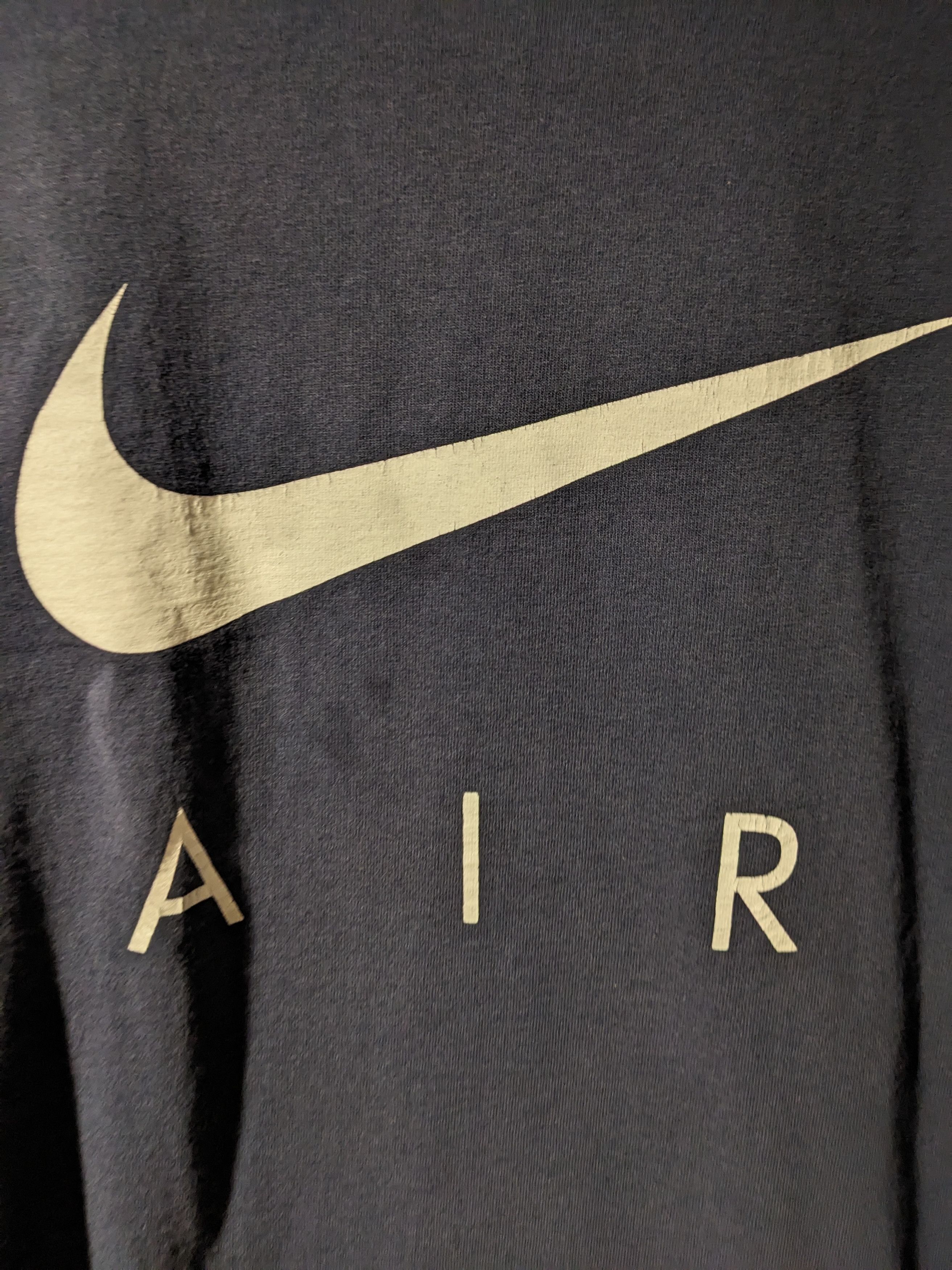 Nike × Vintage Vintage Y2K Nike Air Big Swoosh XX-Large Long-Sleeve T-Shirt Size US XXL / EU 58 / 5 - 2 Thumbnail