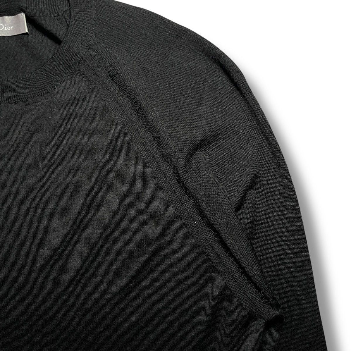 Dior Dior Homme S/S08 Kris Van Assche Distress Knitted Sweatshirt Size US S / EU 44-46 / 1 - 3 Thumbnail