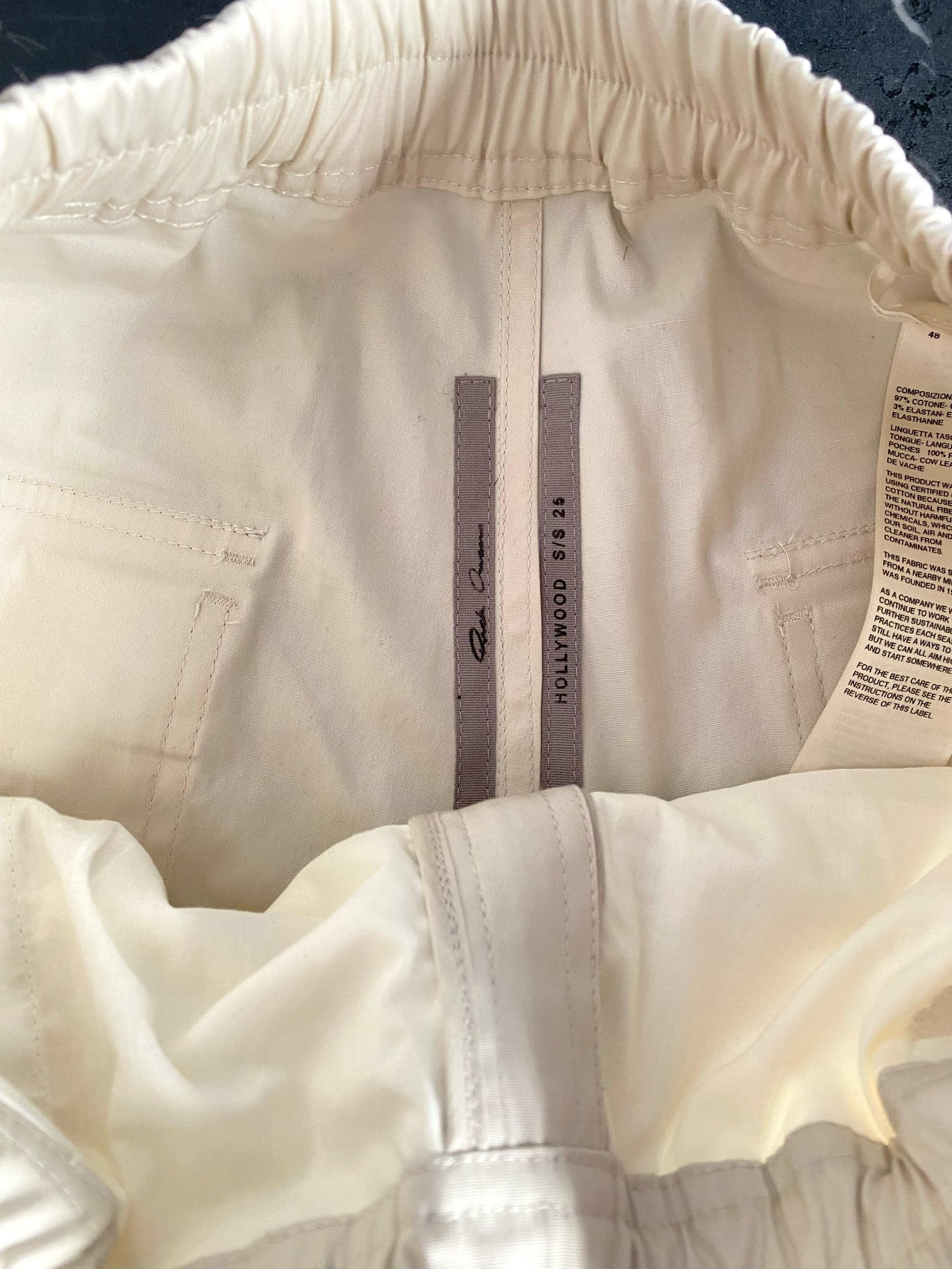 Rick Owens Rick Owens White Bauhaus Cargo Size US 32 / EU 48 - 14 Thumbnail