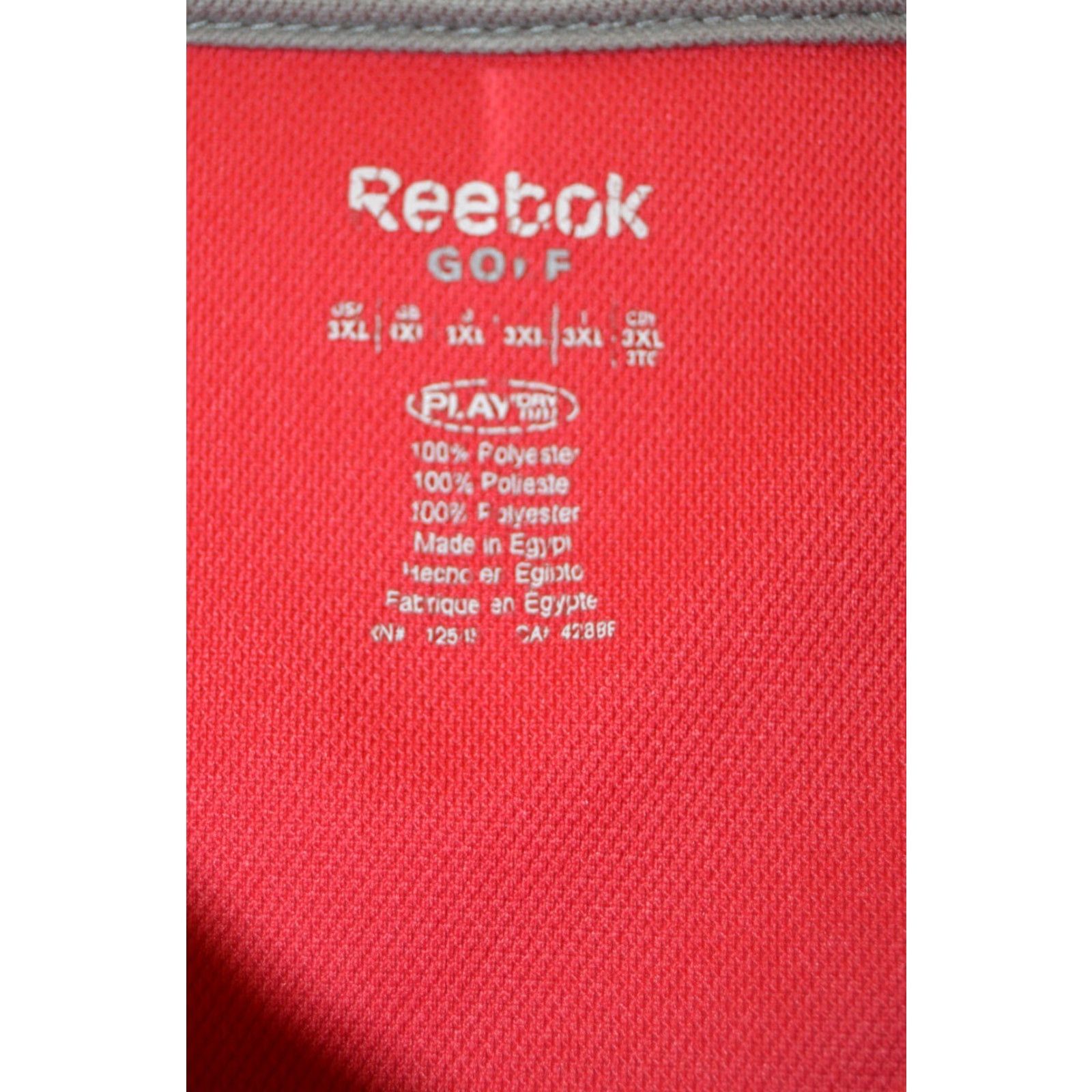 Reebok Reebok Polo Shirt Men Short Sleeve 3XL Pink Size US XXL / EU 58 / 5 - 3 Thumbnail