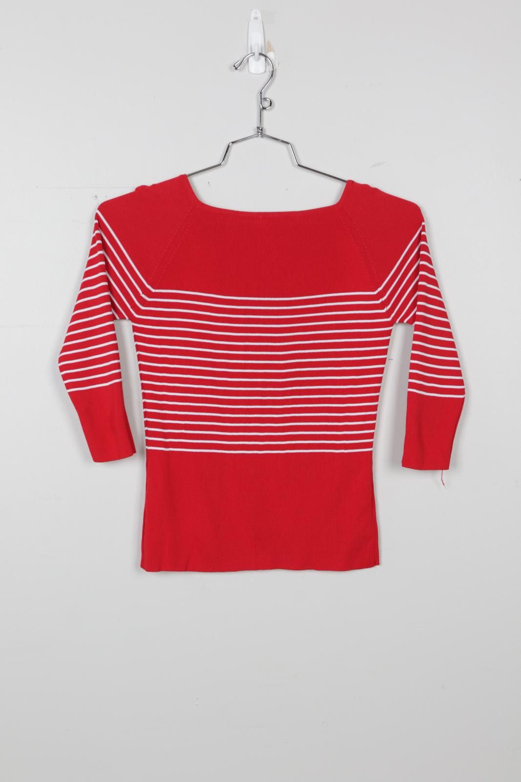 Gaziano & Girling 00's Grazia Stripe Long Sleeve T-Shirt Size M / US 6-8 / IT 42-44 - 2 Thumbnail
