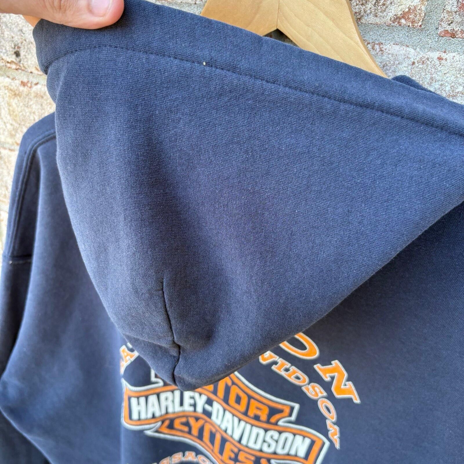 Harley Davidson Vintage 90s Harley-Davidson graphic hoodie Size US XL / EU 56 / 4 - 7 Thumbnail