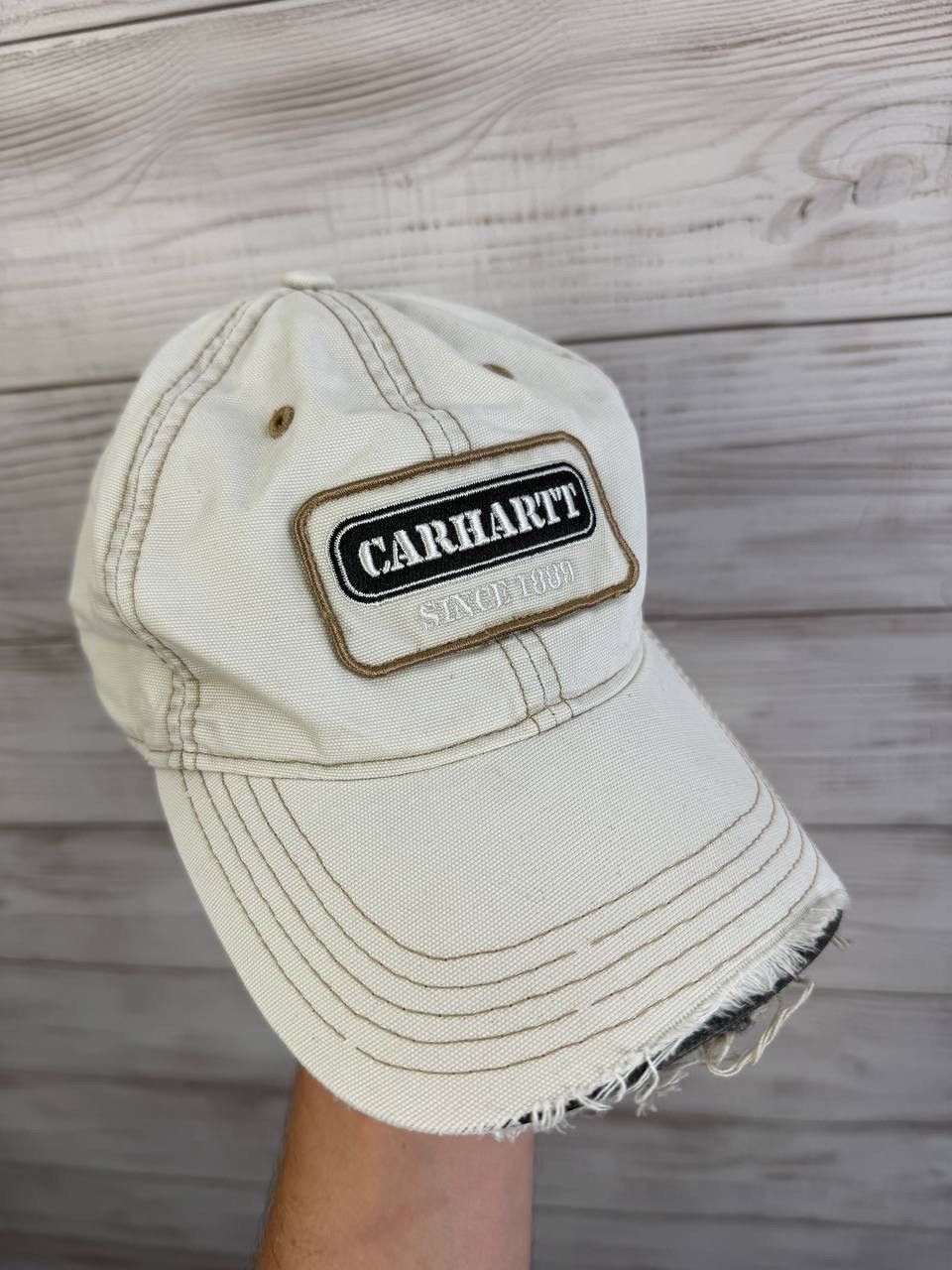 Carhartt Vintage Sun Faded Carhartt Cap Hat Size ONE SIZE - 2 Thumbnail