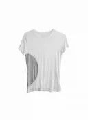 MAJESTIC FILATURES Majestic Filatures White Viscose Blend Short Sleeve Crew Neck T-Shirt Size US M / EU 48-50 / 2 - 1 Thumbnail