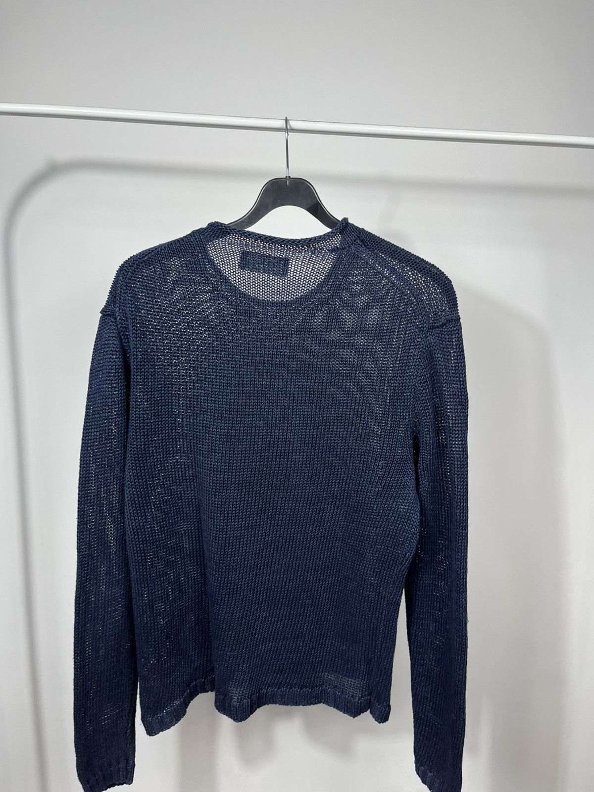 Polo Ralph Lauren Vintage Polo Ralph Lauren Mesh Knit Sweater Chainmail Mens Size US L / EU 52-54 / 3 - 12 Thumbnail