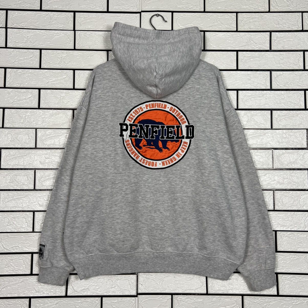 Penfield PENFIELD Embroidered Big Logo Pullover Hoodies #4210-C192 Size US L / EU 52-54 / 3 - 1 Thumbnail