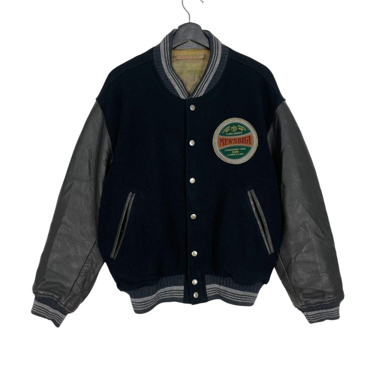 If Six Was Nine Vintage 90s Leather Varsity Jacket Lahechura Magnifica Size US L / EU 52-54 / 3 - 2 Thumbnail