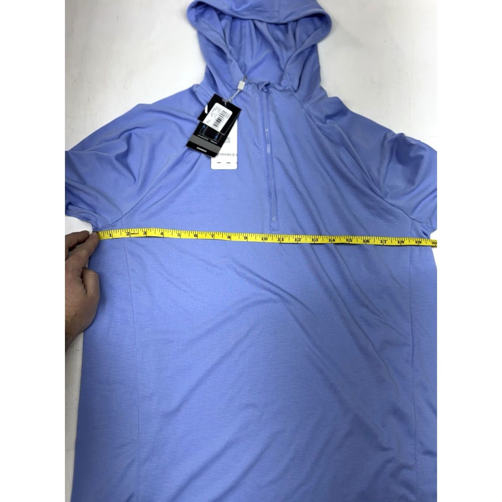 Vintage Waste Management Open Golf 1/4 Zip Blue Performance Hoodie Mens M NWT Size US M / EU 48-50 / 2 - 3 Thumbnail