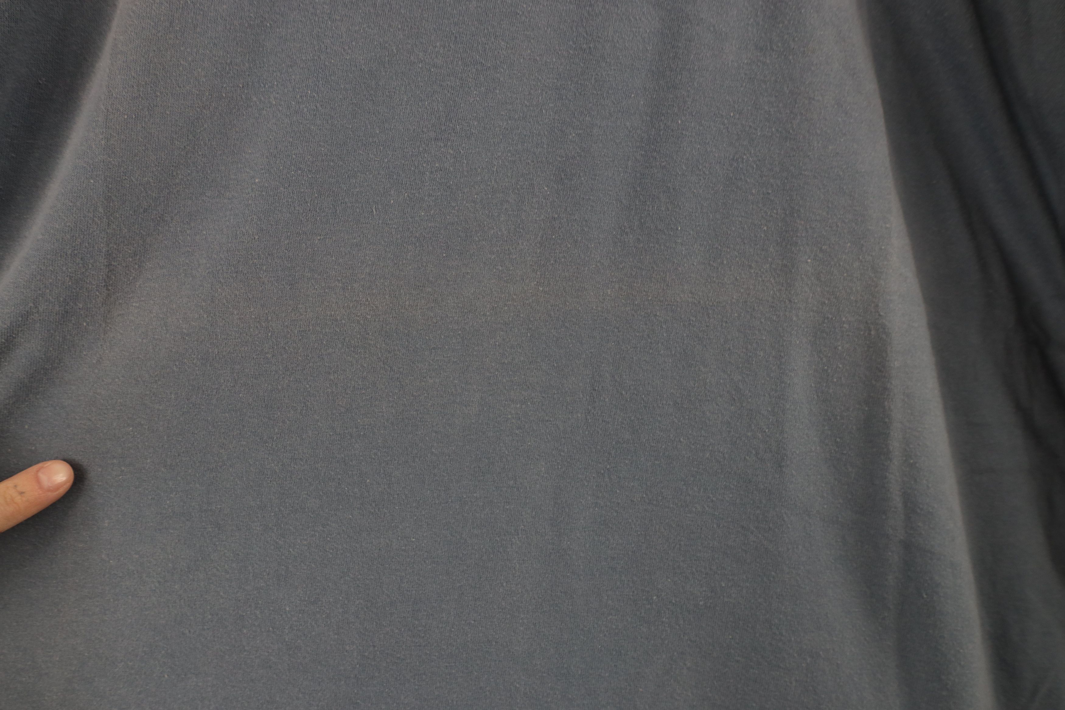 Vintage Vintage 90s Streetwear Blank Cotton Long Sleeve T-Shirt Blue Size US XL / EU 56 / 4 - 4 Thumbnail