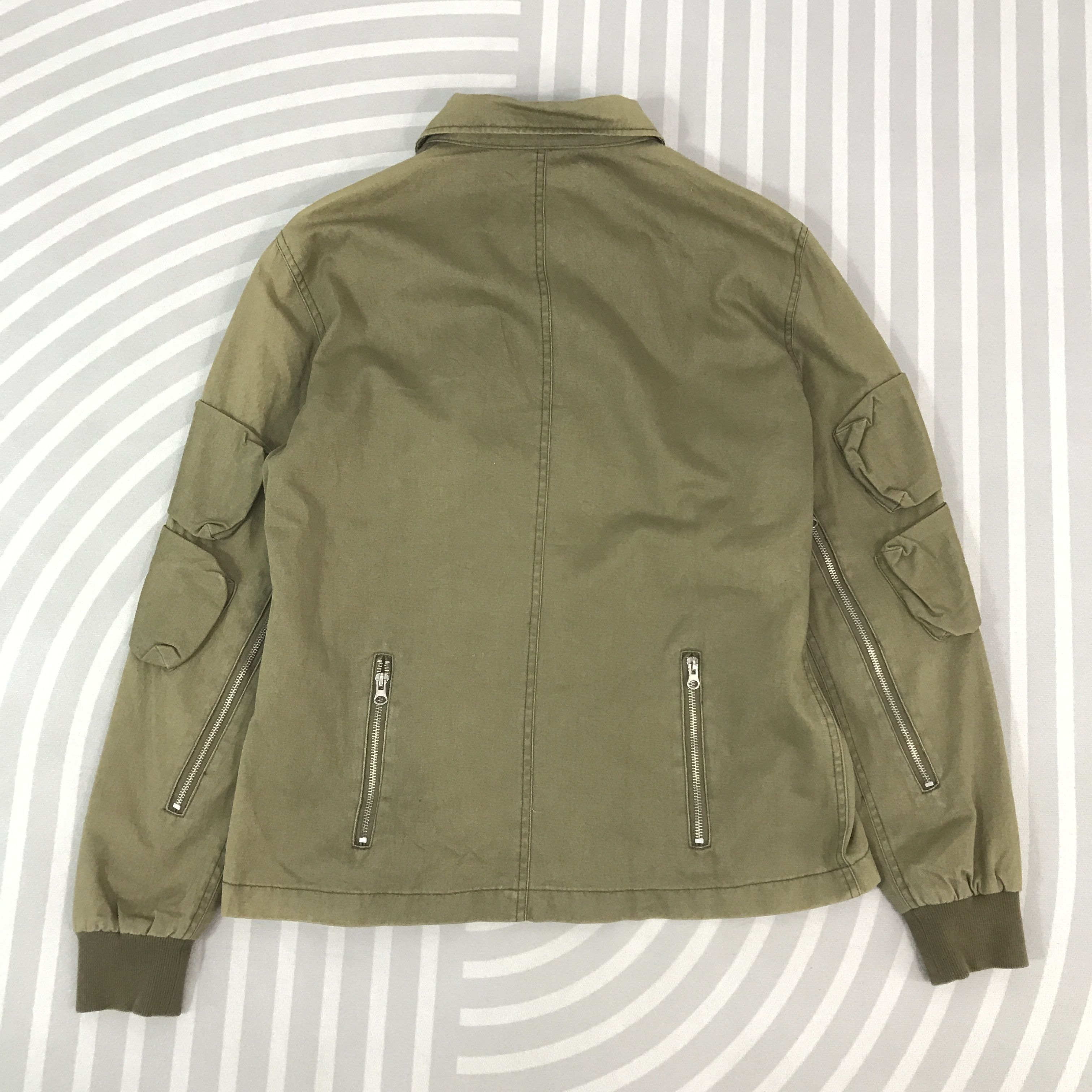 Nicole Club Vintage Nicole Club multizipper faded Jacket K70B1 Size US L / EU 52-54 / 3 - 3 Thumbnail