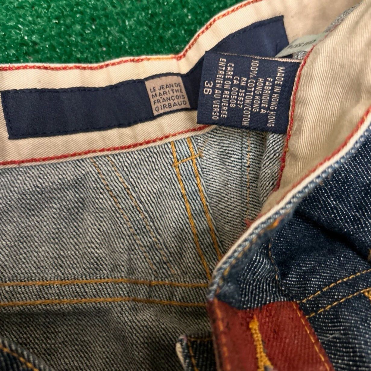 Vintage VINTAGE Girbaud MFG Baggy Hip Hop Skater Jeans Cut Off Shorts Sz 36 Jorts JNCO Grunge Y2K Boys Mens Size US 36 / EU 52 - 3 Thumbnail