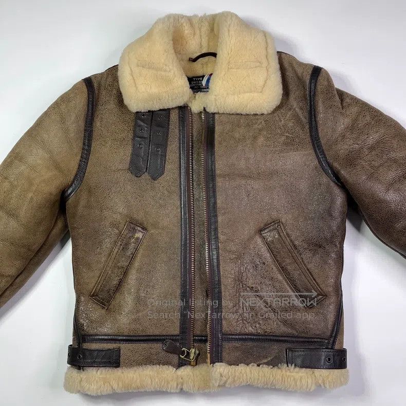 Schott Schott Bomber fur jacket Size US L / EU 52-54 / 3 - 1 Thumbnail