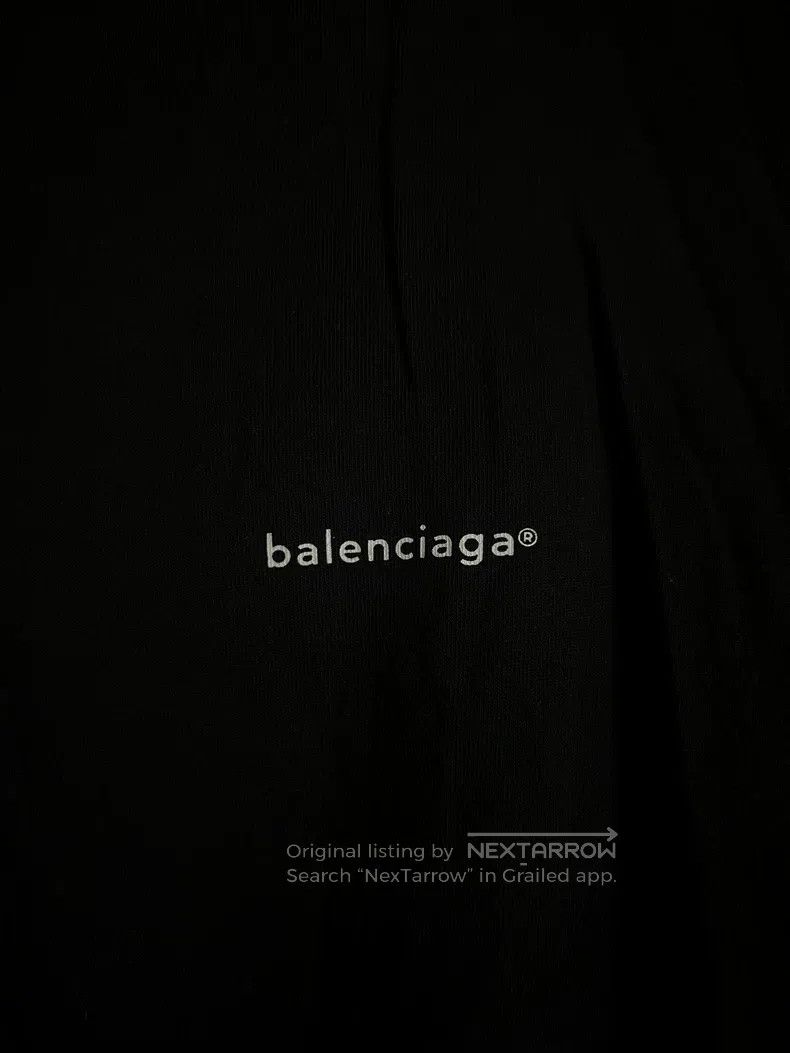 Balenciaga Small Logo Black T-Shirt