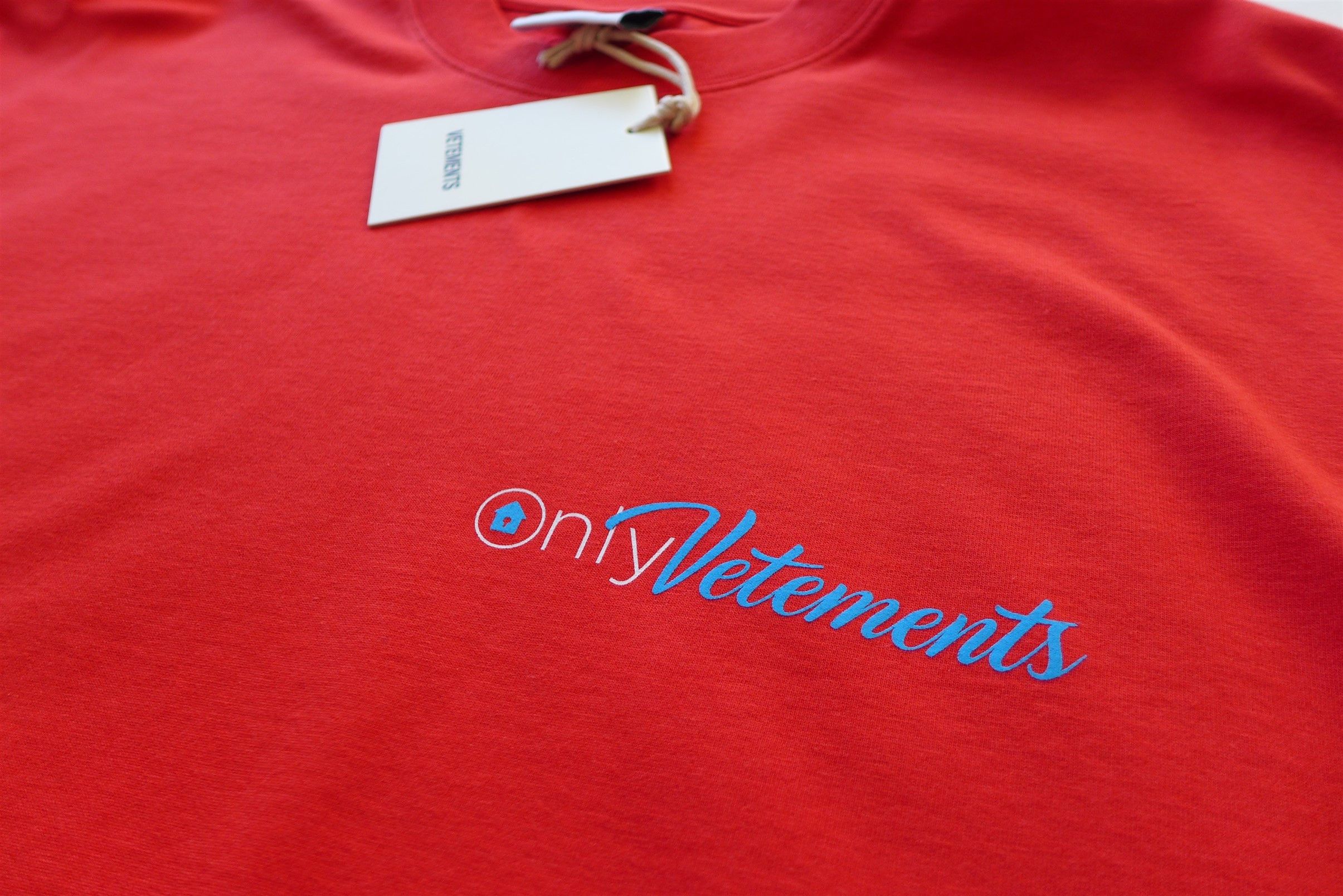 Vetements Vetements Oversized OnlyVetements Red T-Shirt Size US XS / EU 42 / 0 - 4 Thumbnail