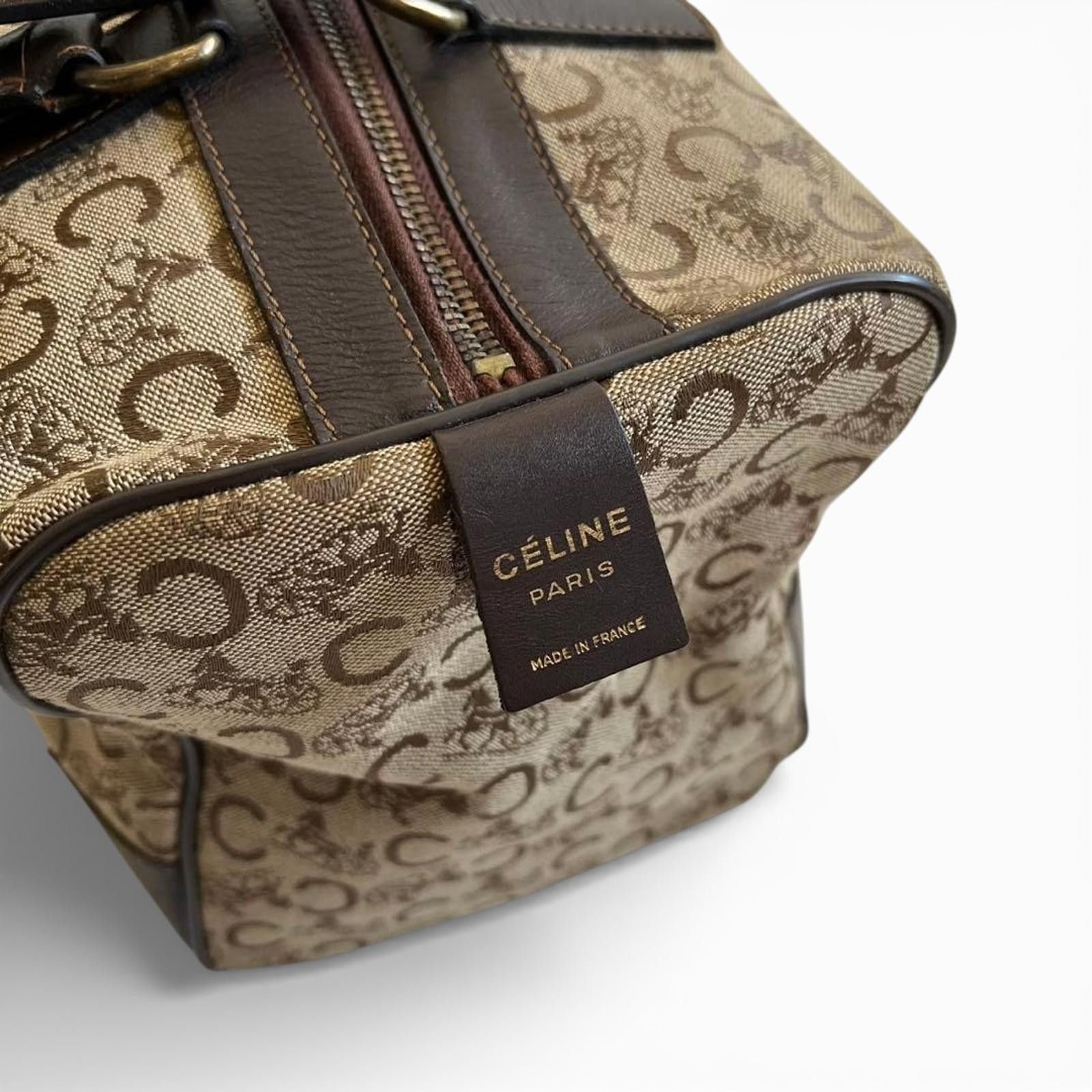 Celine Céline - Boston Travel Bag Monogram Canvas Brown Size ONE SIZE - 3 Thumbnail