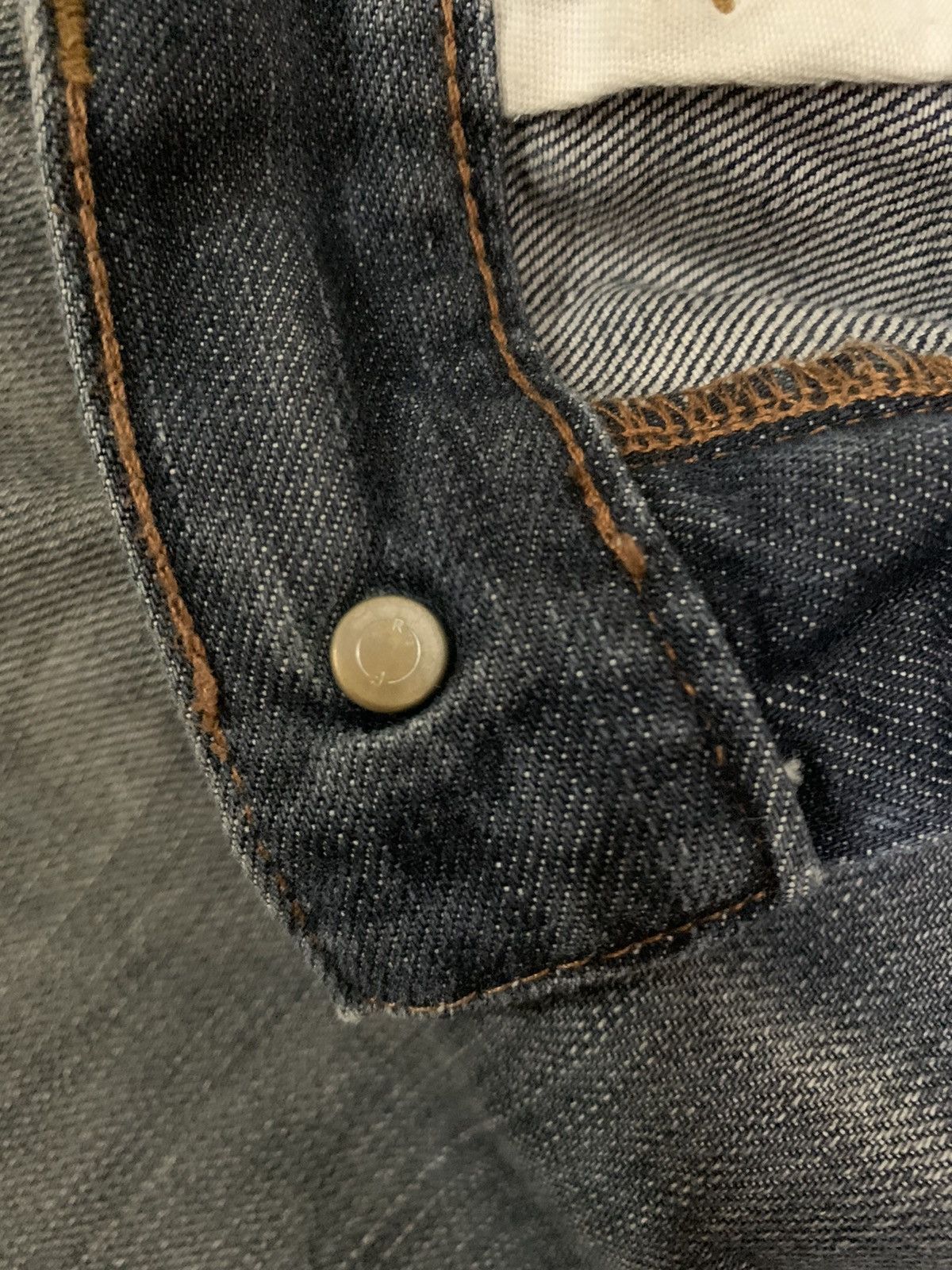 Undercover × Uniqlo Vintage Y2K Uniqlo UJ Faded Straight Leg Distressed Jeans Size US 29 - 6 Thumbnail