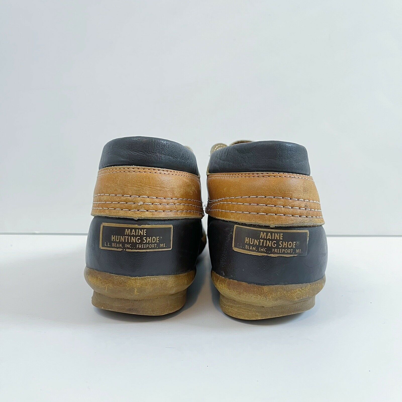 L.L. Bean 1950s LL Bean Maine Hunting Shoes Boots Shearling Wool Size US 9 / EU 42 - 5 Thumbnail