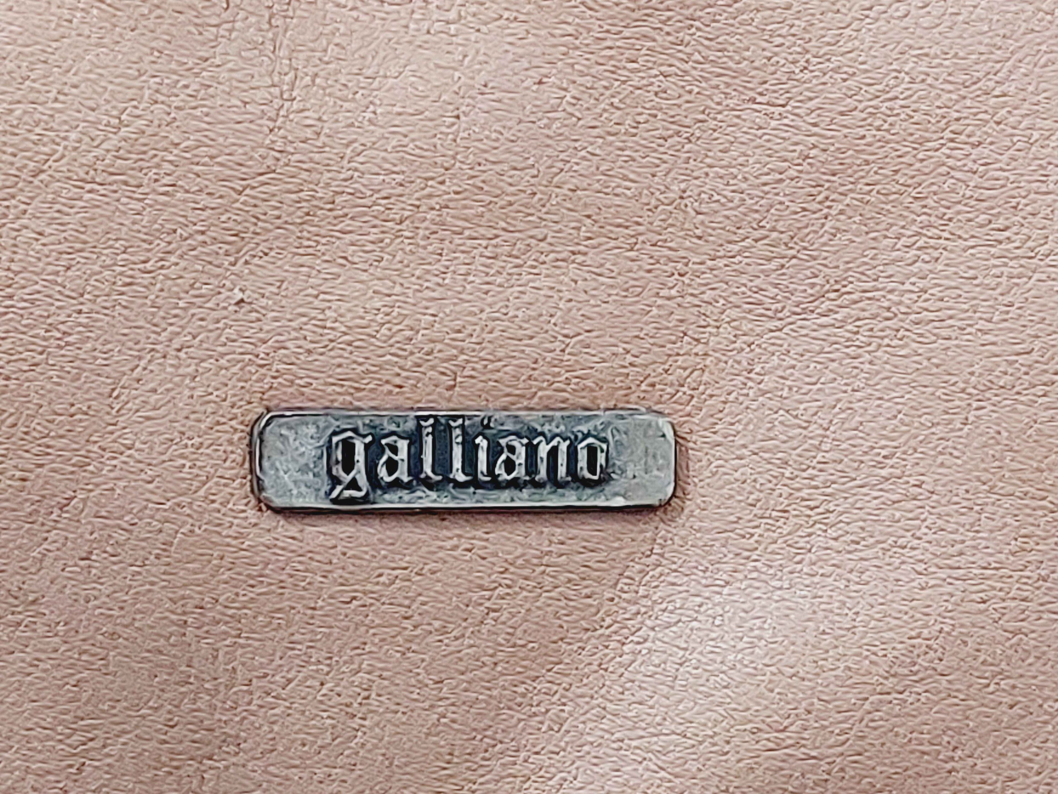 John Galliano John Galliano Newspaper Gazette Stamp Leather Shoulder Bag Size ONE SIZE - 11 Thumbnail