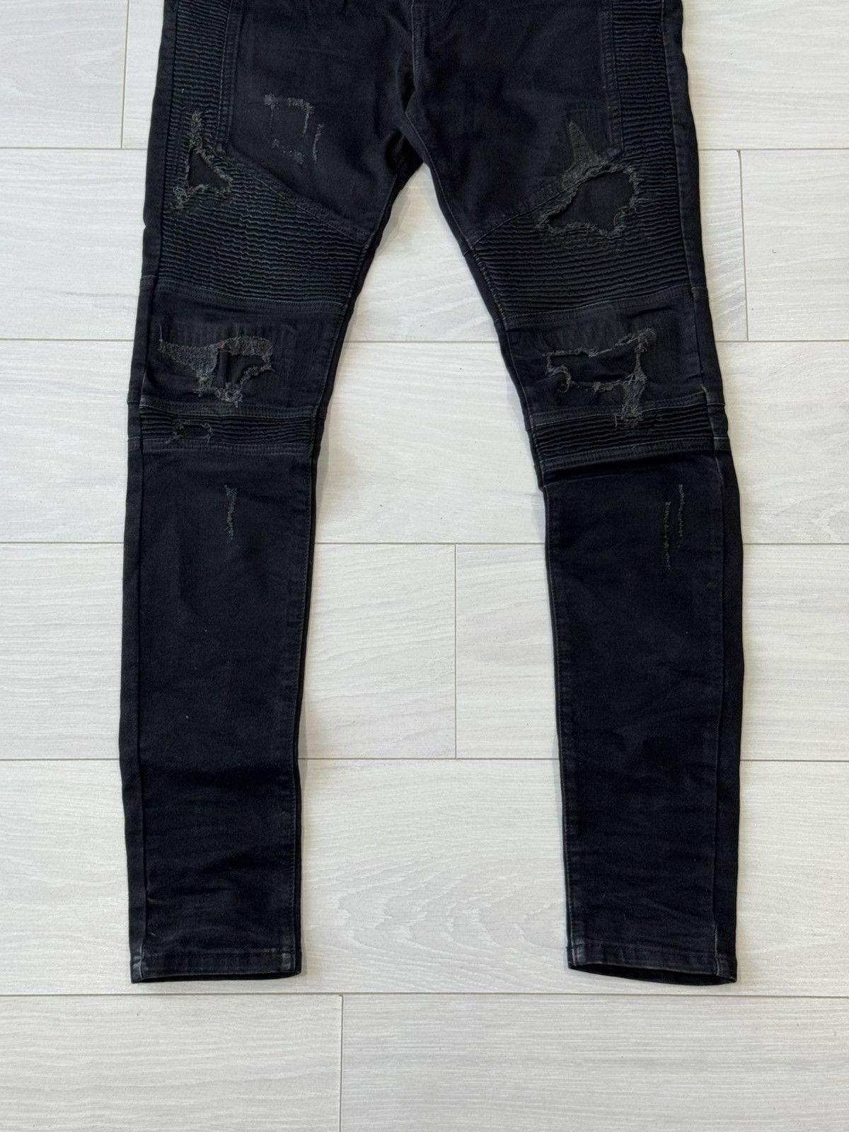 Represent Clo. Represent Clo. Ribbed Denim Slim Fit Distressed Jeans Size US 34 / EU 50 - 5 Thumbnail