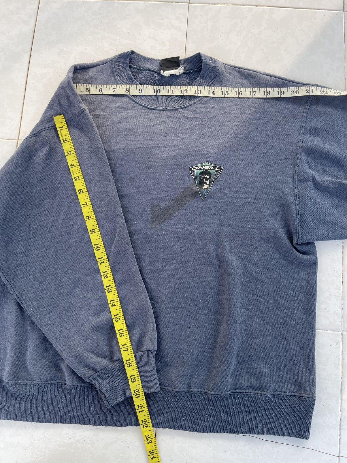 O'Neill Vintage 90's O'neill Surfing Disstresed Design Sweatshirt Size US L / EU 52-54 / 3 - 15 Thumbnail