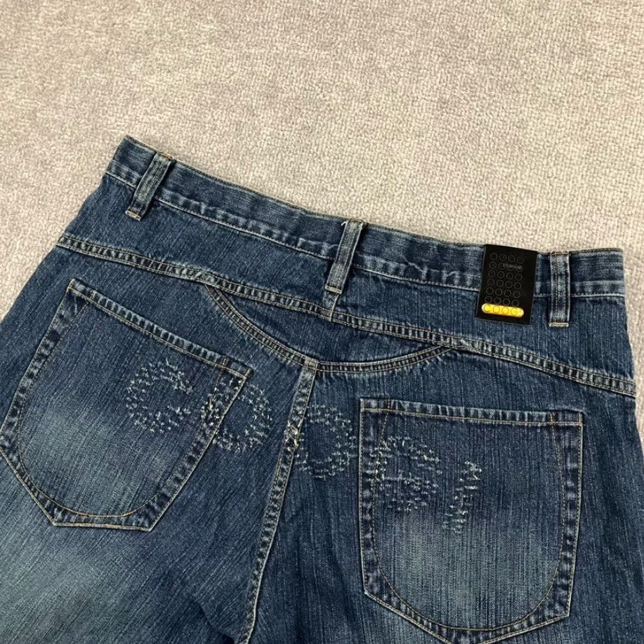 Coogi VINTAGE COOGI Jeans 38 x 32 Blue Denim Wide-Leg Baggy 10" Skater Hip Hop 90s Mens Size US 38 / EU 54 - 4 Thumbnail